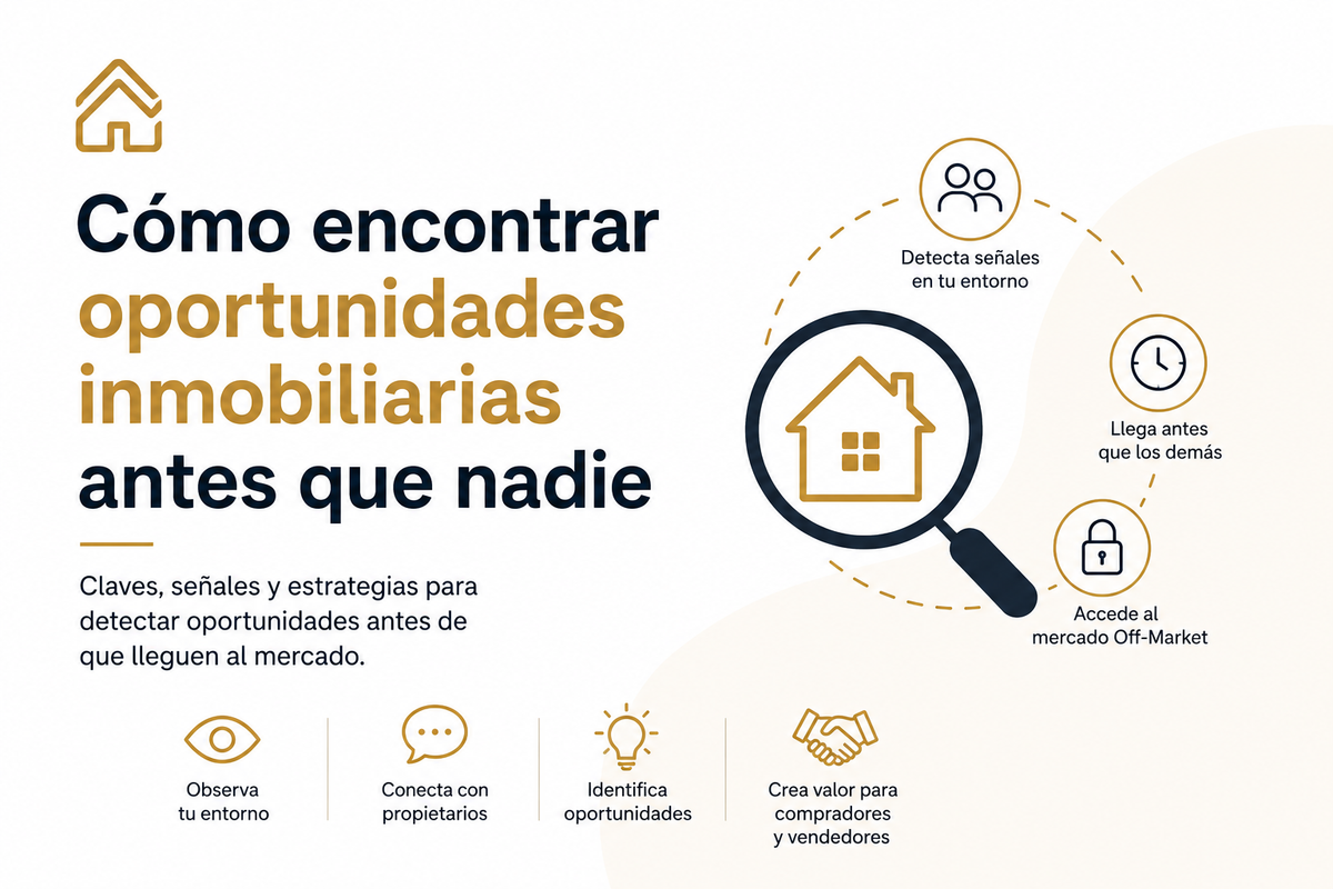 Cómo encontrar oportunidades inmobiliarias antes que nadie