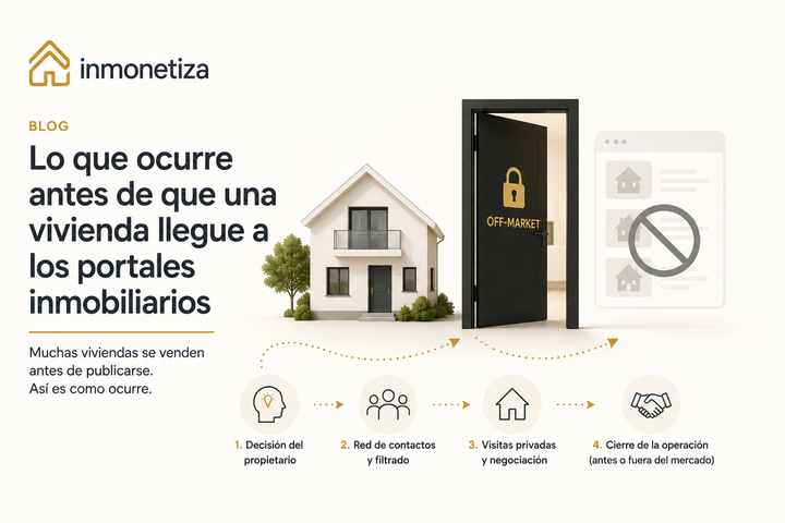 Lo que pasa antes de que una vivienda llegue a los portales inmobiliarios