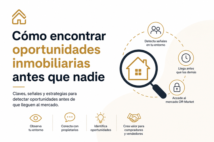 Cómo encontrar oportunidades inmobiliarias antes que nadie